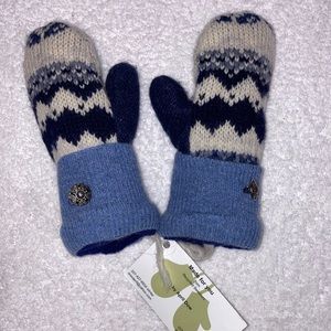 NWT mittens from recycled sweaters very warm size 2/3